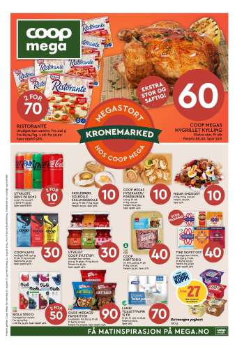 Kundeavis Coop Mega - 19.8.2024 - 25.8.2024.