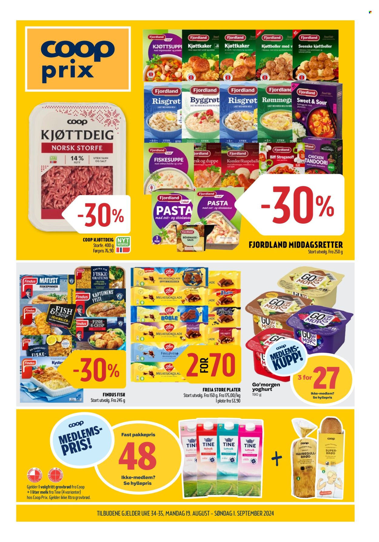 Kundeavis Coop Prix - 19.8.2024 - 1.9.2024. Side 1