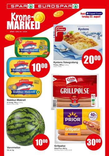 Kundeavis SPAR - 19.8.2024 - 25.8.2024.