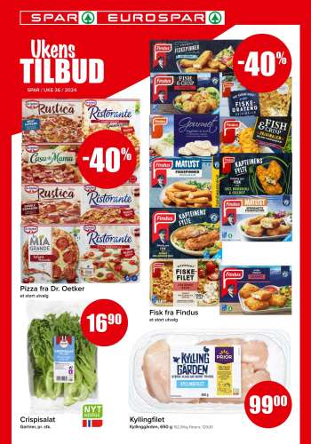 Kundeavis SPAR - 2.9.2024 - 8.9.2024.
