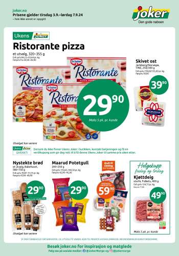 Kundeavis Joker - 3.9.2024 - 7.9.2024.
