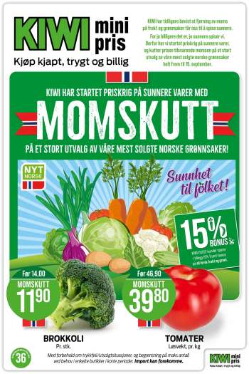 Kundeavis KIWI.