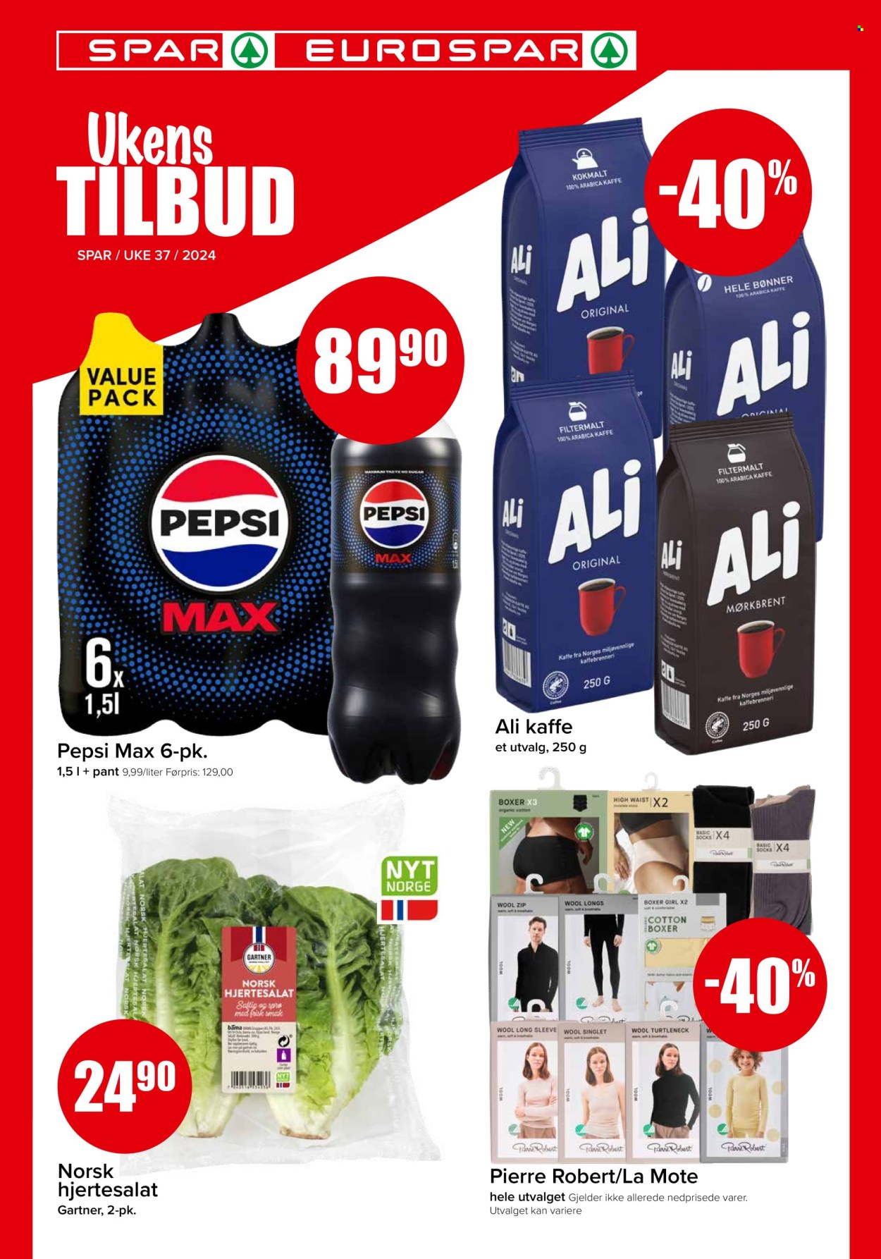 Kundeavis SPAR - 9.9.2024 - 15.9.2024. Side 1