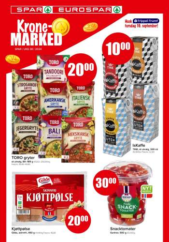 Kundeavis SPAR - 16.9.2024 - 22.9.2024.