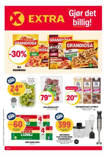 Kundeavis Coop Extra - 16.9.2024 - 22.9.2024.