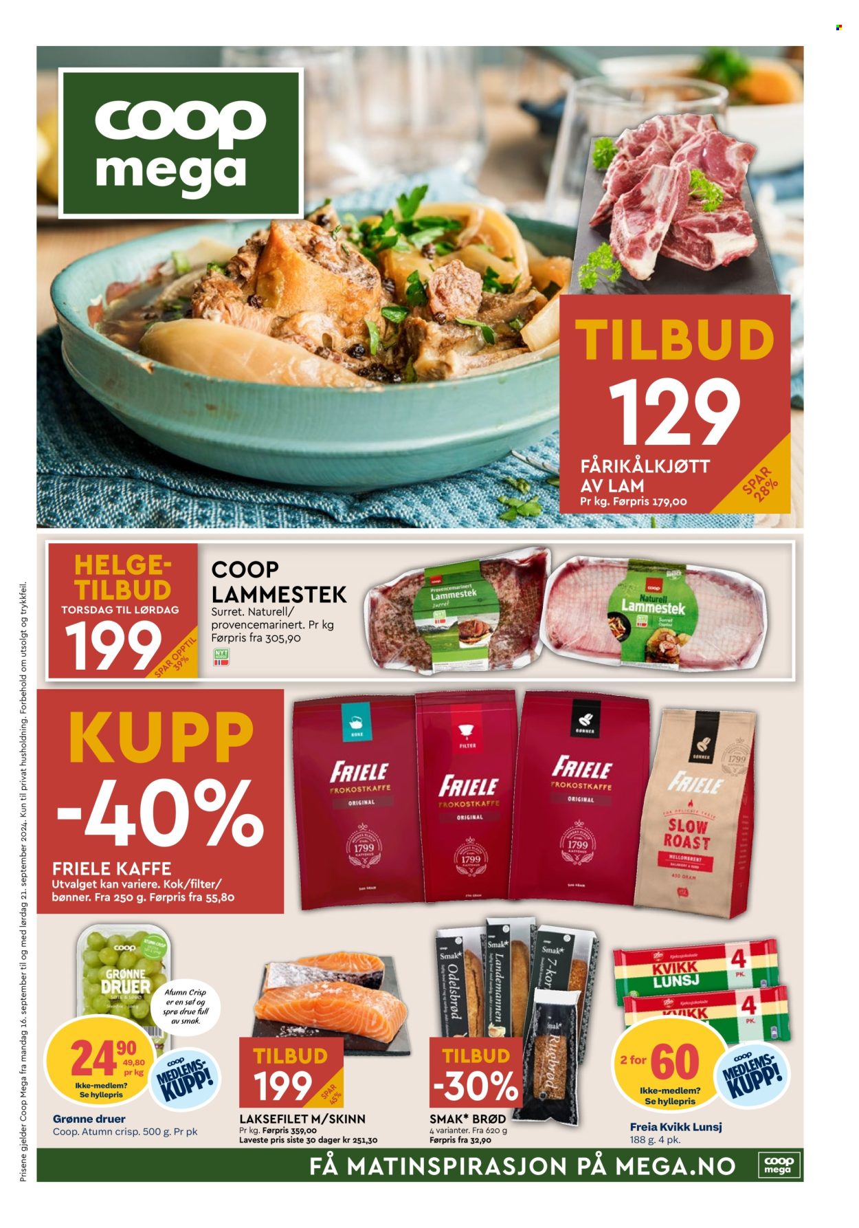 Kundeavis Coop Mega. Side 1