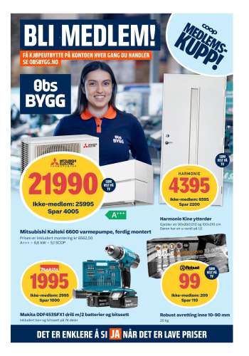 Kundeavis Coop Obs BYGG - 15.9.2024 - 28.9.2024.