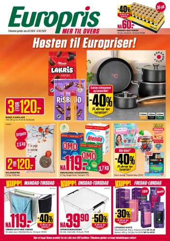 Kundeavis Europris - 30.9.2024 - 5.10.2024.