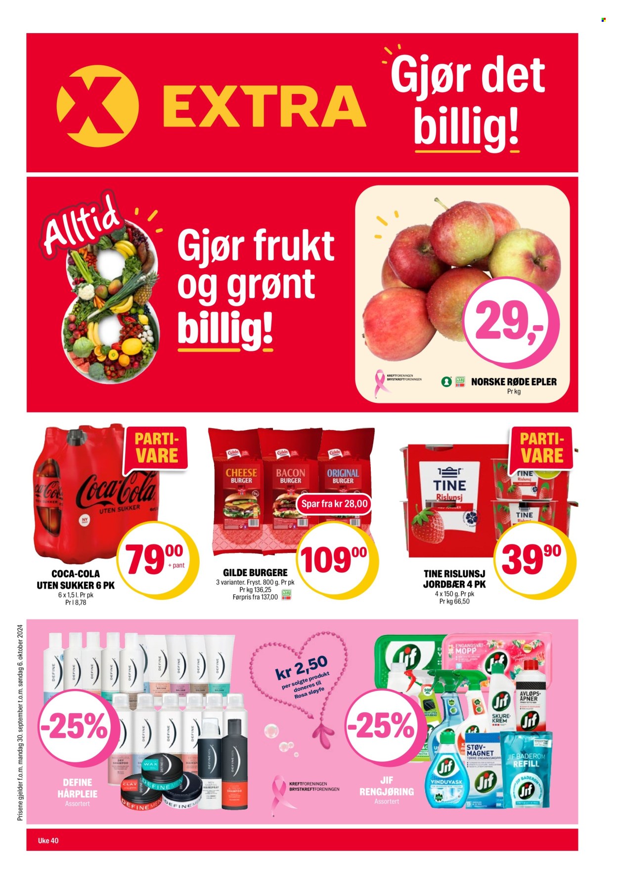 Kundeavis Coop Extra - 30.9.2024 - 6.10.2024. Side 1