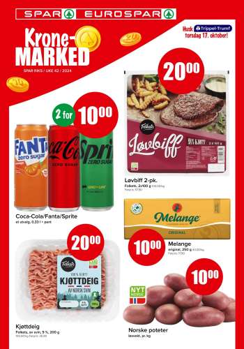 Kundeavis SPAR - 14.10.2024 - 20.10.2024.