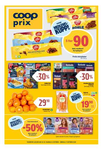 Kundeavis Coop Prix - 14.10.2024 - 27.10.2024.