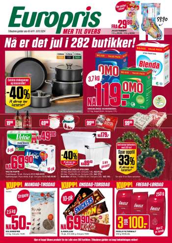 Kundeavis Europris - 4.11.2024 - 9.11.2024.