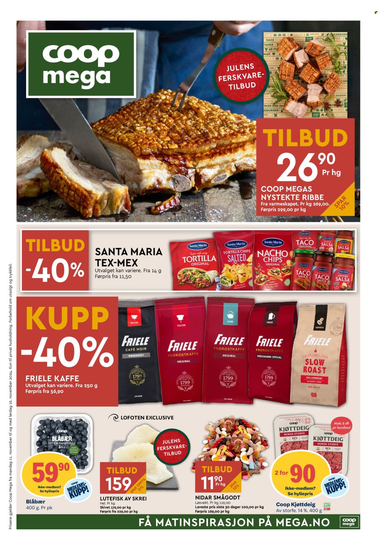 Kundeavis Coop Mega - 11.11.2024 - 16.11.2024. Side 1