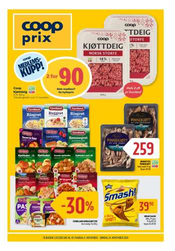 Kundeavis Coop Prix - 11.11.2024 - 24.11.2024.