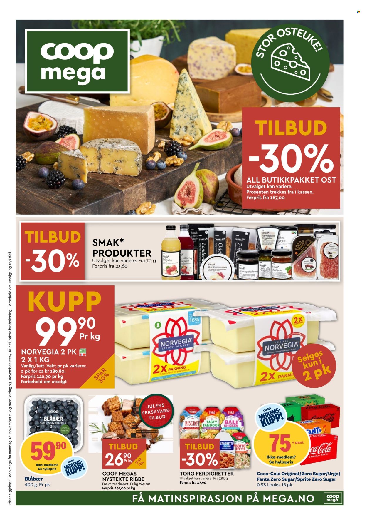 Kundeavis Coop Mega - 18.11.2024 - 23.11.2024. Side 1