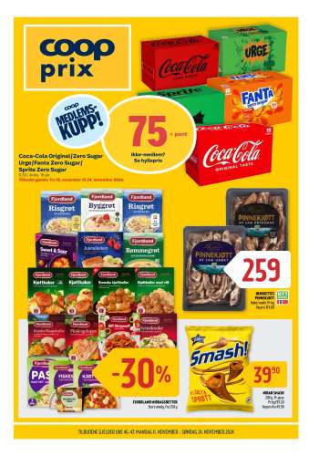 Kundeavis Coop Prix - 11.11.2024 - 24.11.2024.