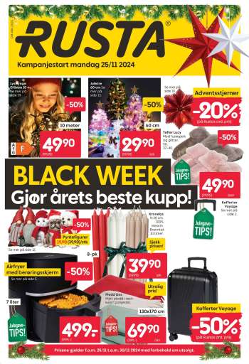 Kundeavis Rusta - 25.11.2024 - 30.11.2024.