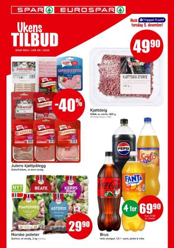 Kundeavis SPAR - 2.12.2024 - 8.12.2024.