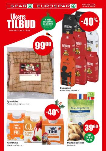Kundeavis SPAR - 16.12.2024 - 22.12.2024.