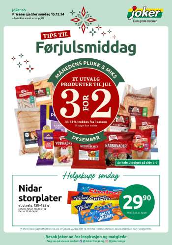 Kundeavis Joker - 15.12.2024 - 15.12.2024.