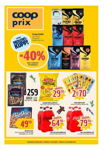 Kundeavis Coop Prix - 16.12.2024 - 24.12.2024.