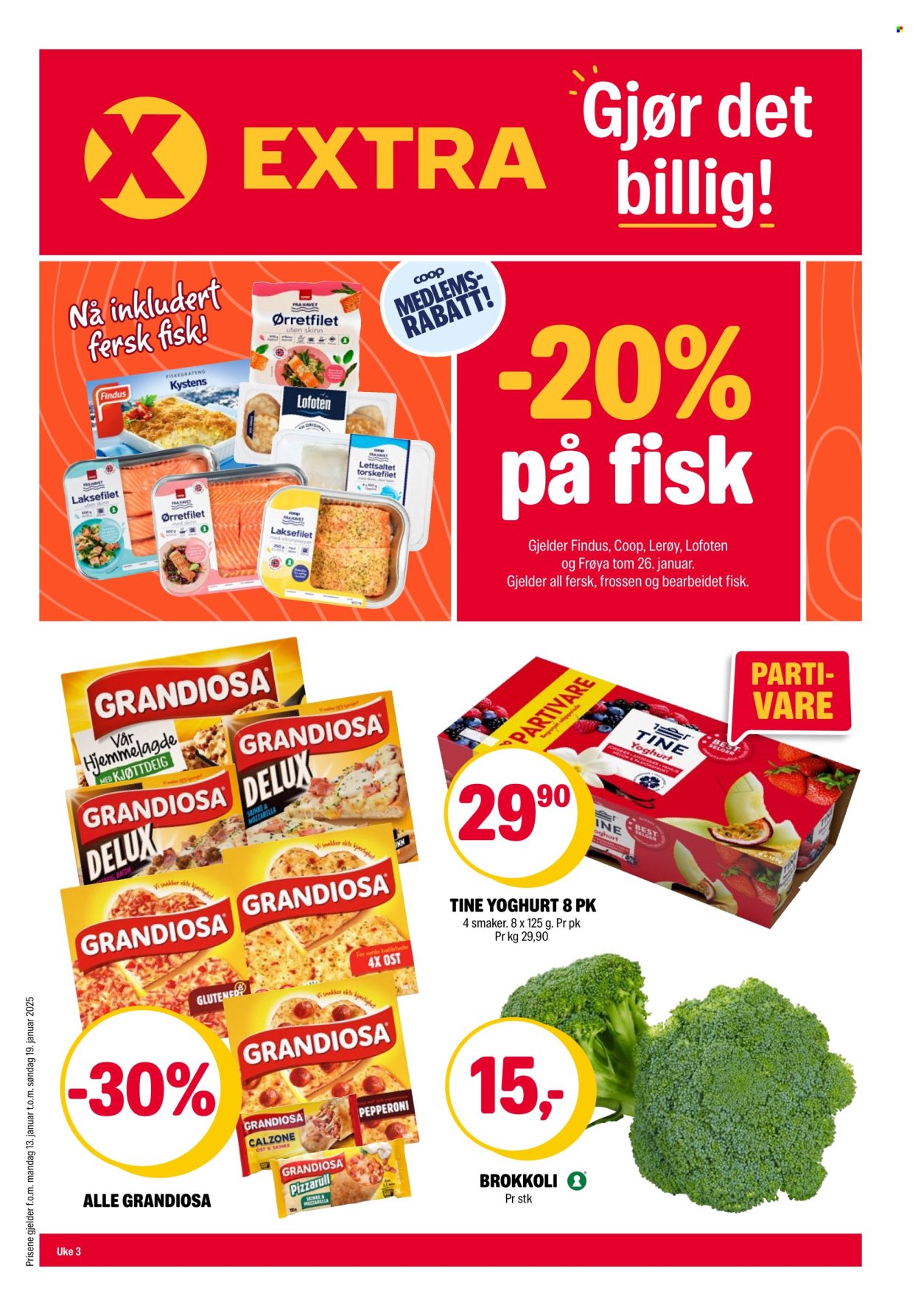 Kundeavis Coop Extra - 13.1.2025 - 19.1.2025. Side 1