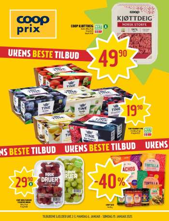 Kundeavis Coop Prix - 6.1.2025 - 19.1.2025.