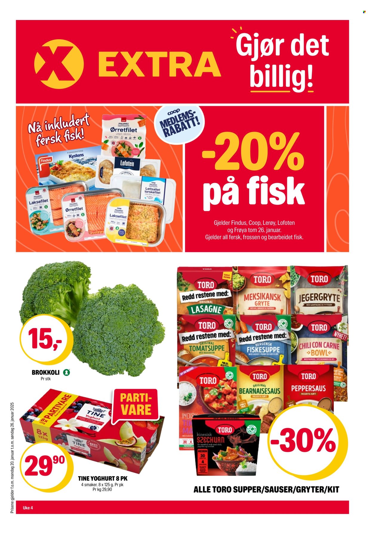 Kundeavis Coop Extra - 20.1.2025 - 26.1.2025. Side 1