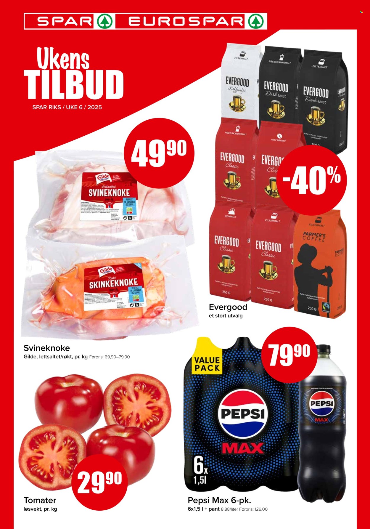 Kundeavis SPAR - 3.2.2025 - 9.2.2025. Side 1