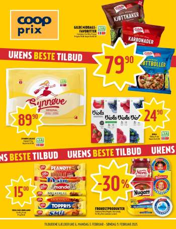 Kundeavis Coop Prix - 3.2.2025 - 9.2.2025.