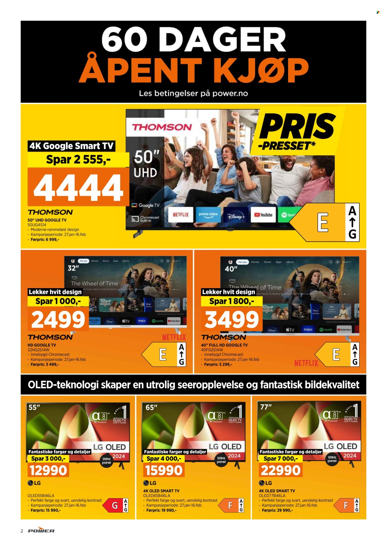Kundeavis Power - 3.2.2025 - 9.2.2025. Side 2