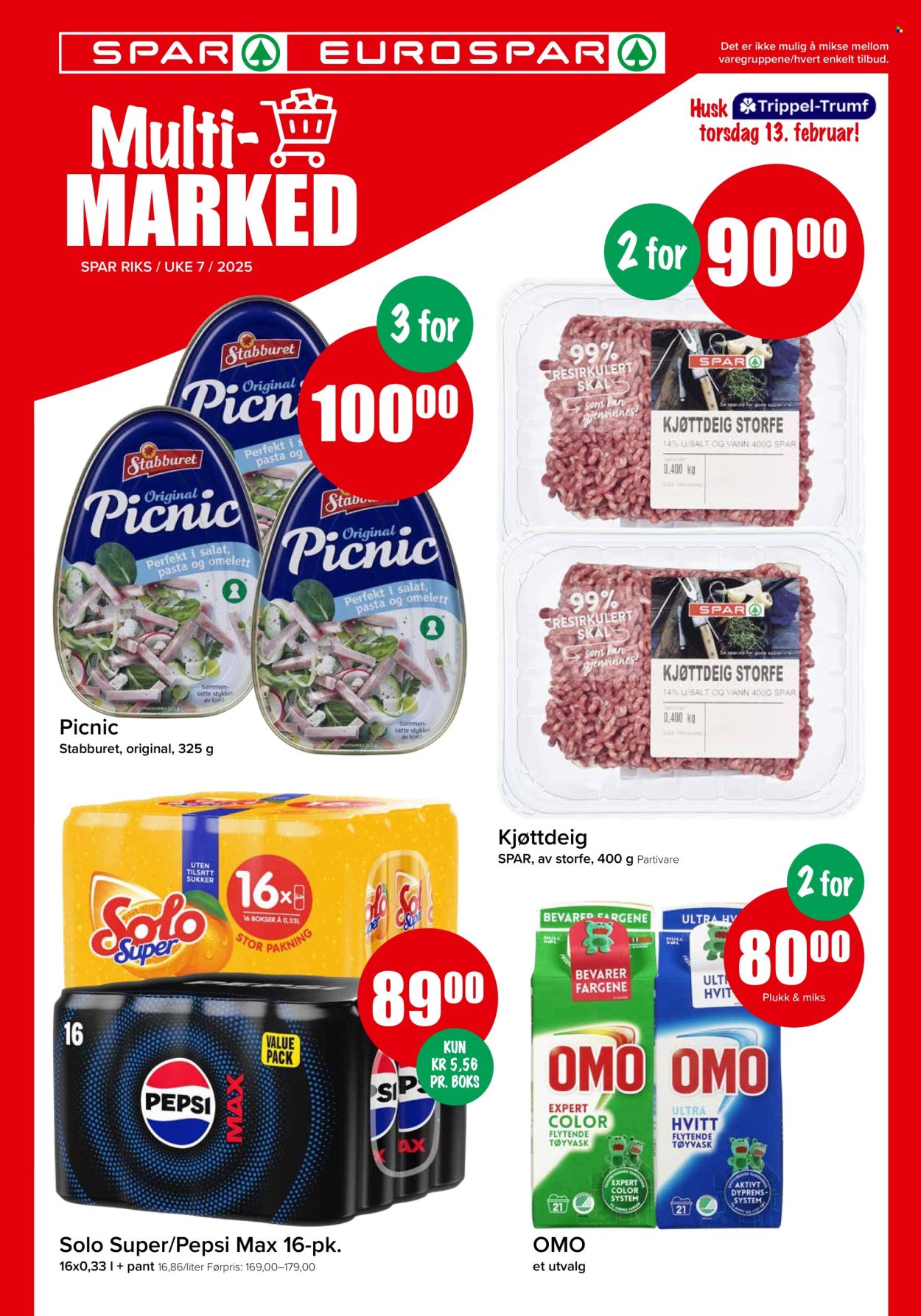 Kundeavis SPAR - 10.2.2025 - 16.2.2025. Side 1