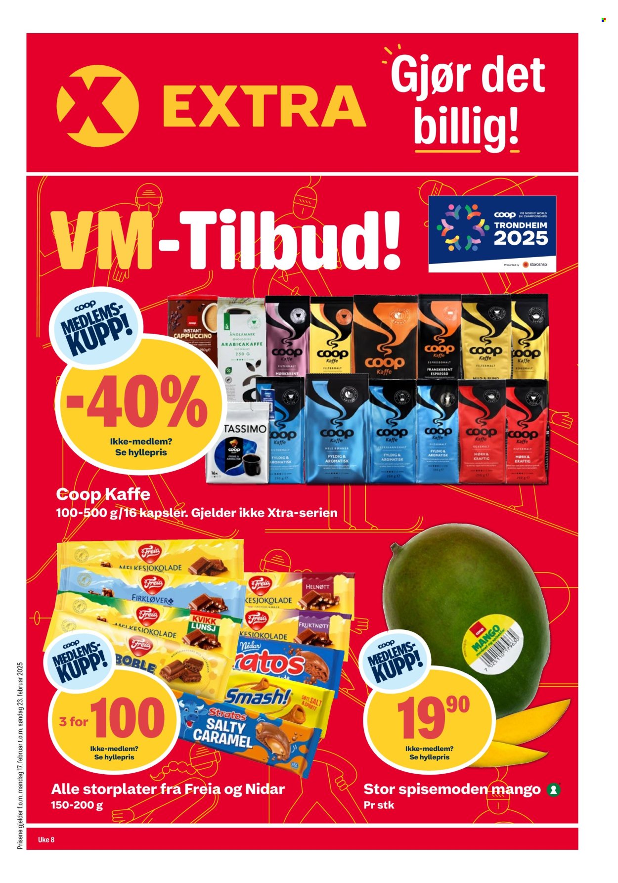 Kundeavis Coop Extra - 17.2.2025 - 23.2.2025. Side 1