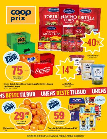Kundeavis Coop Prix - 24.2.2025 - 9.3.2025.