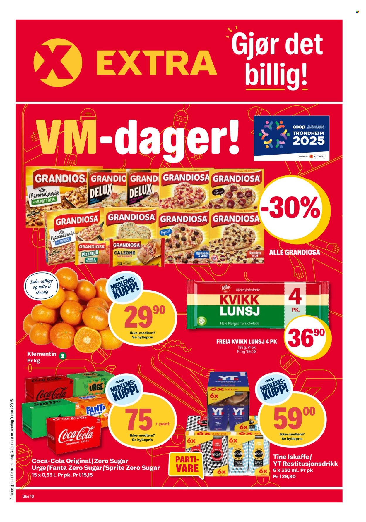 Kundeavis Coop Extra - 3.3.2025 - 9.3.2025. Side 1