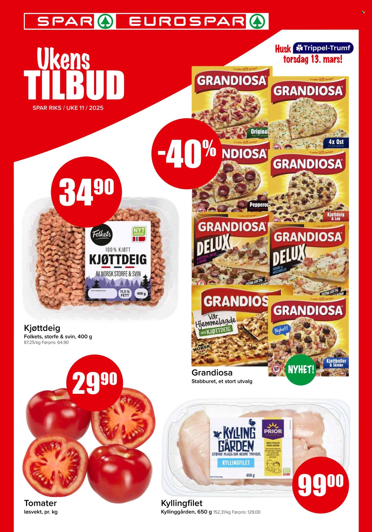 Kundeavis SPAR - 10.3.2025 - 16.3.2025. Side 1