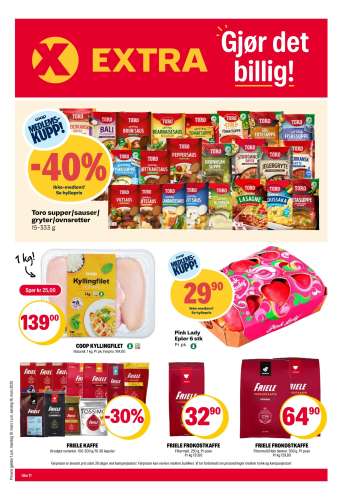 Kundeavis Coop Extra - 10.3.2025 - 16.3.2025.