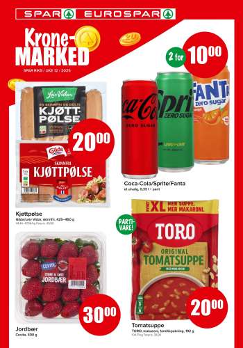 Kundeavis SPAR - 17.3.2025 - 23.3.2025.