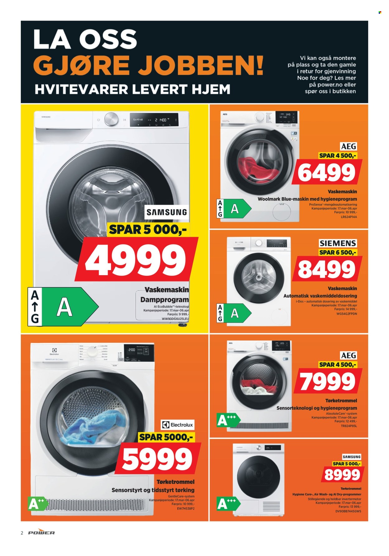Kundeavis Power - 17.3.2025 - 23.3.2025. Side 2