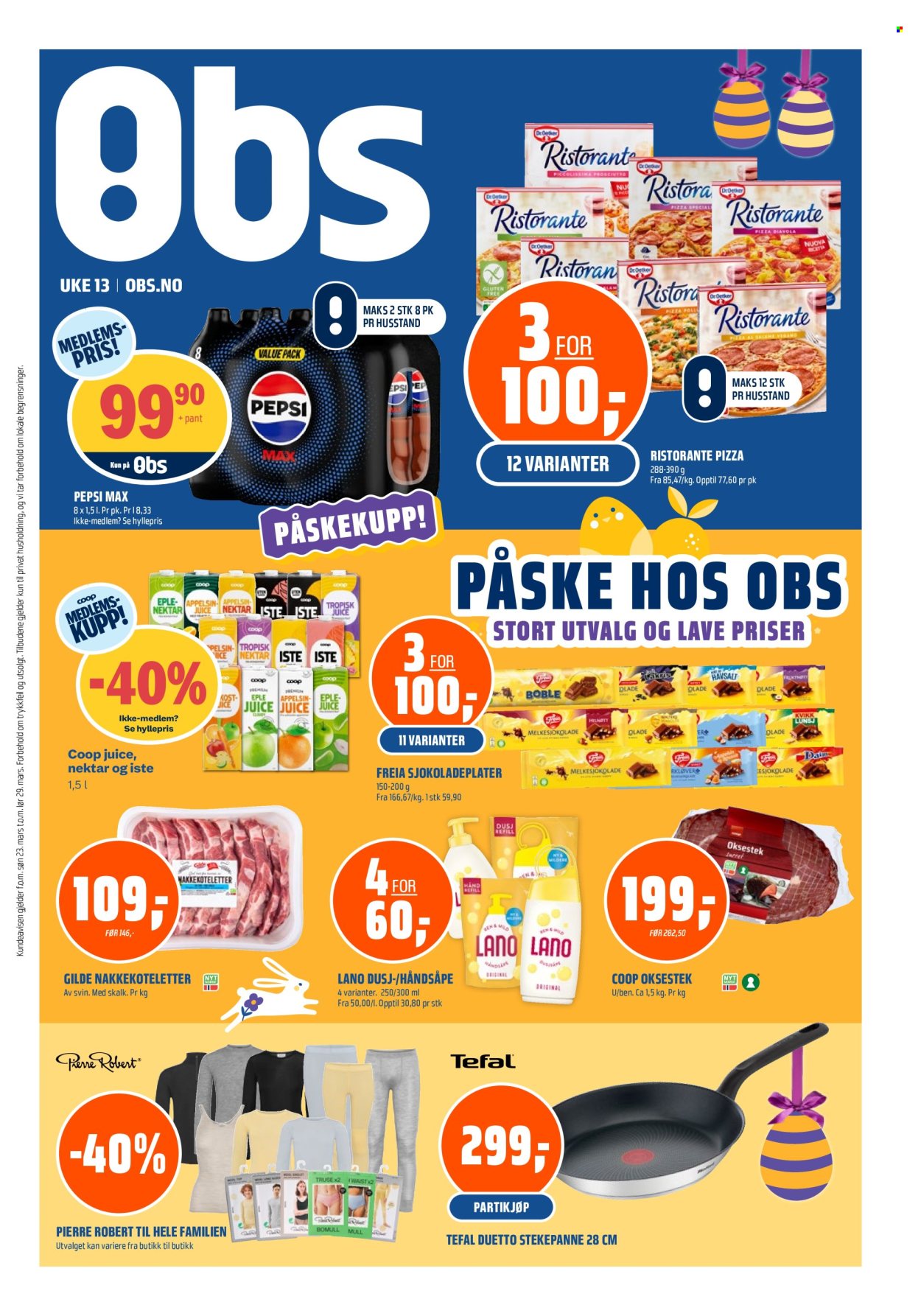 Kundeavis Coop Obs - 23.3.2025 - 29.3.2025. Side 1