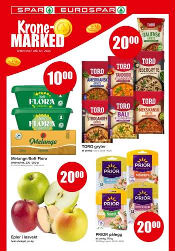 Kundeavis SPAR - 24.3.2025 - 30.3.2025.