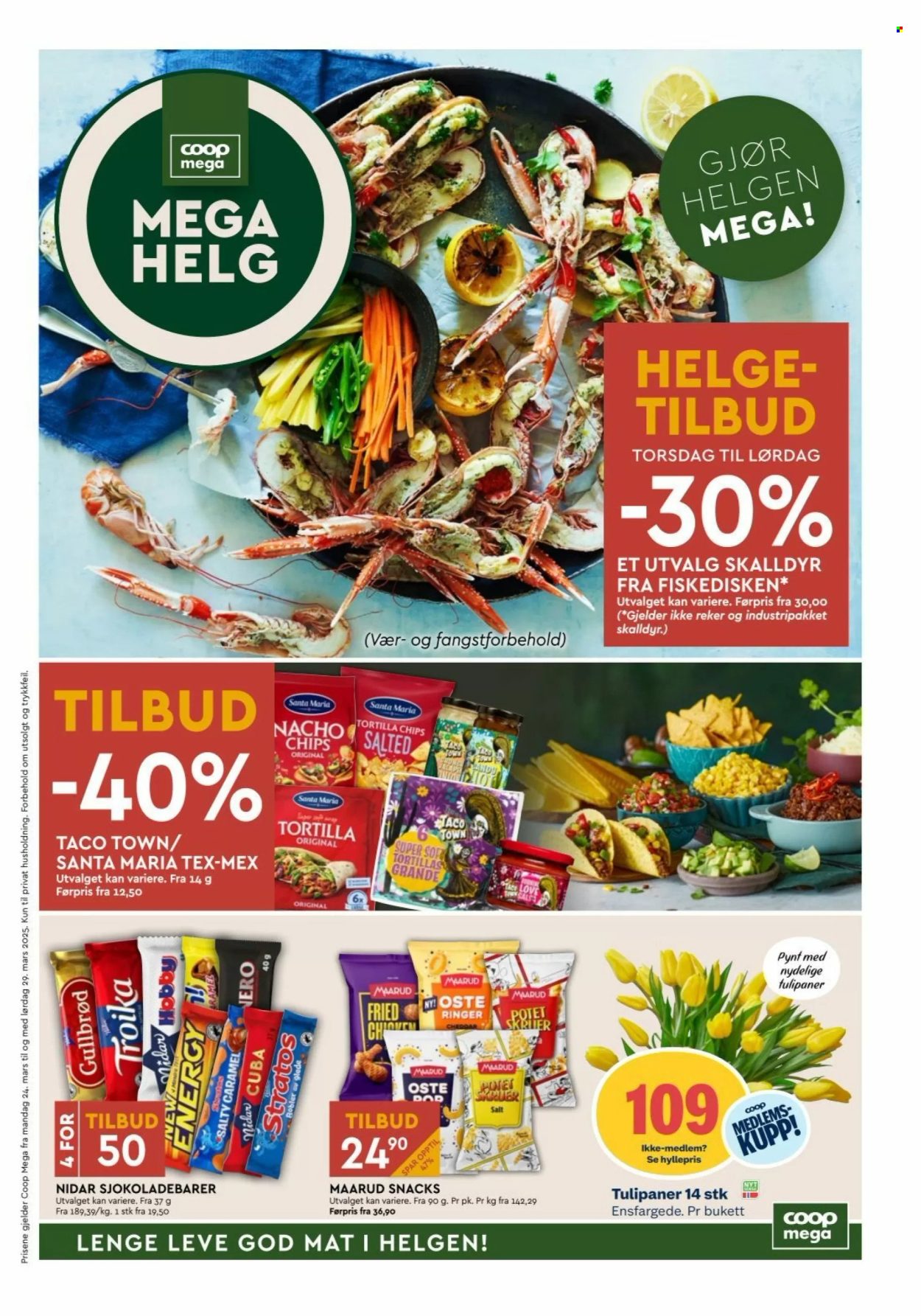 Kundeavis Coop Mega - 24.3.2025 - 29.3.2025. Side 1