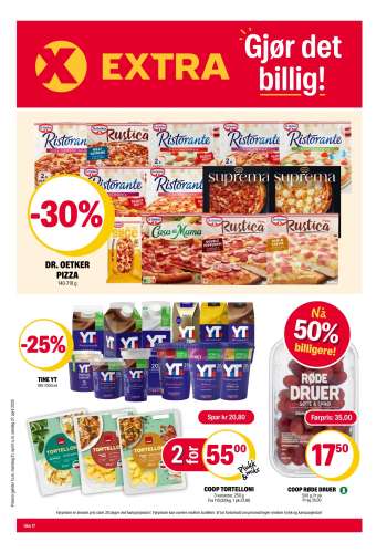 Kundeavis Coop Extra - 21.4.2025 - 27.4.2025.