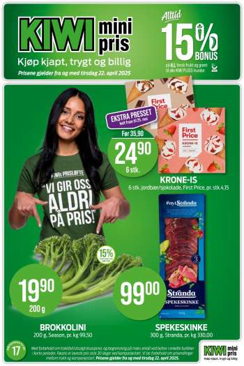 Kundeavis KIWI.