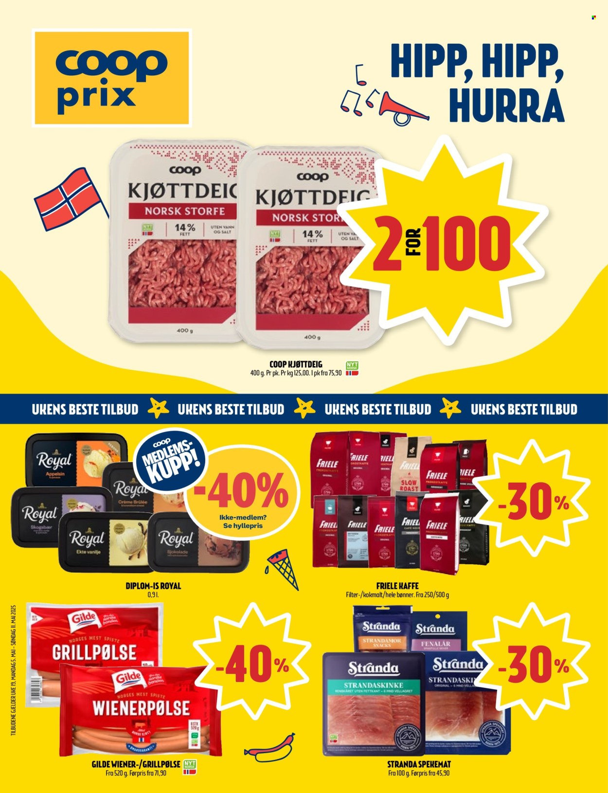 Kundeavis Coop Prix - 5.5.2025 - 11.5.2025. Side 1