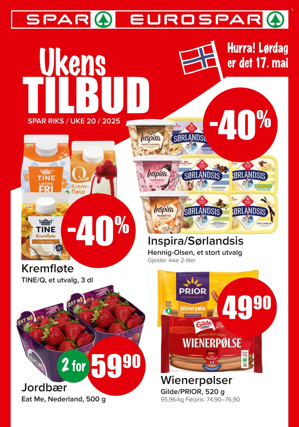 Kundeavis SPAR - 12.5.2025 - 18.5.2025. Side 1