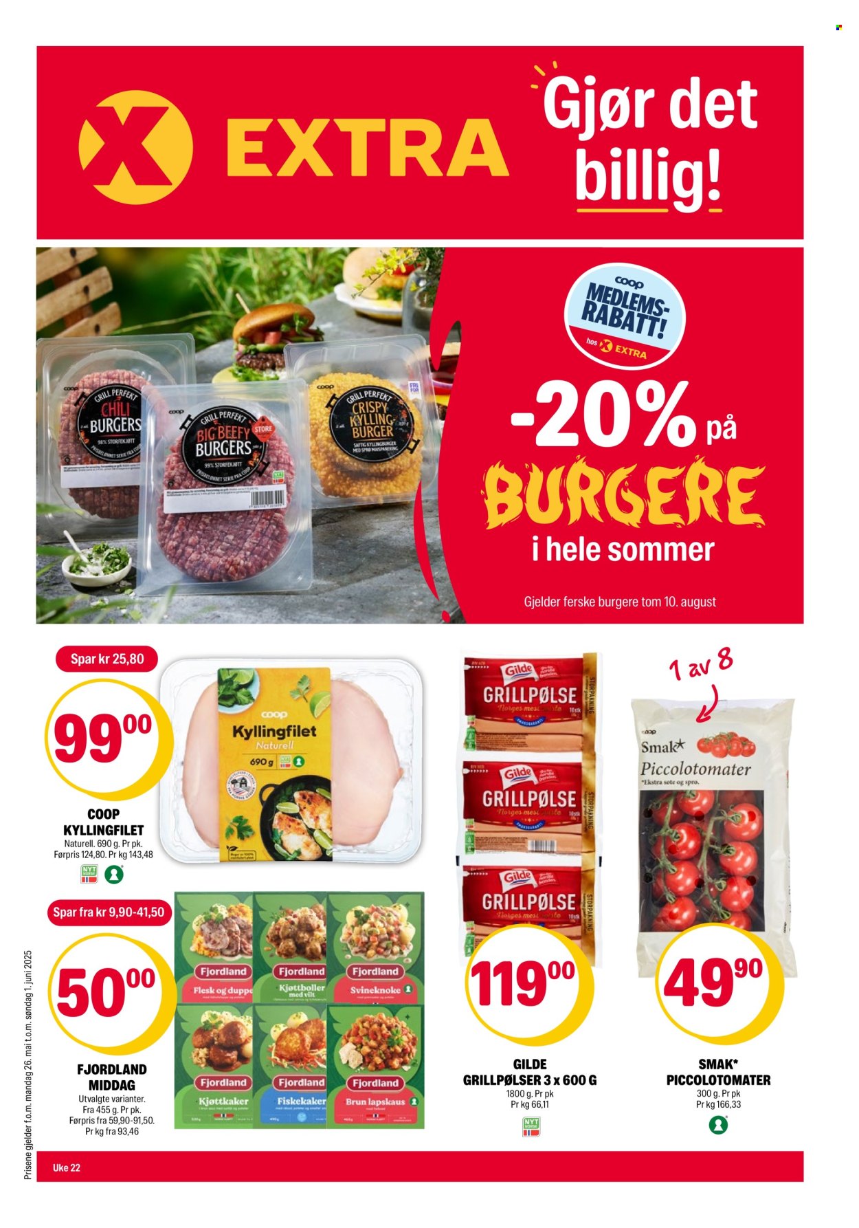 Kundeavis Coop Extra - 26.5.2025 - 1.6.2025. Side 1