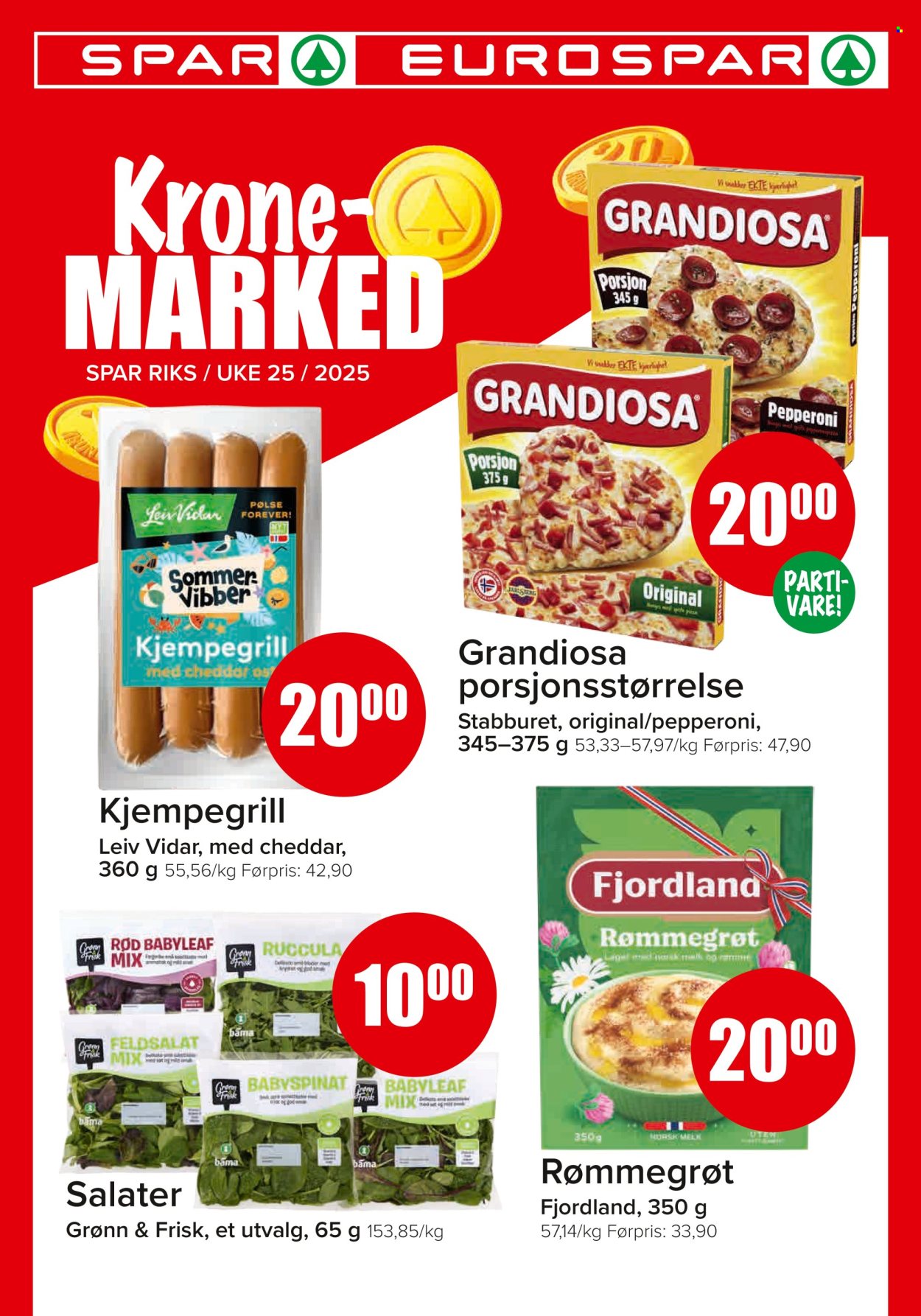 Kundeavis SPAR - 16.6.2025 - 22.6.2025. Side 1