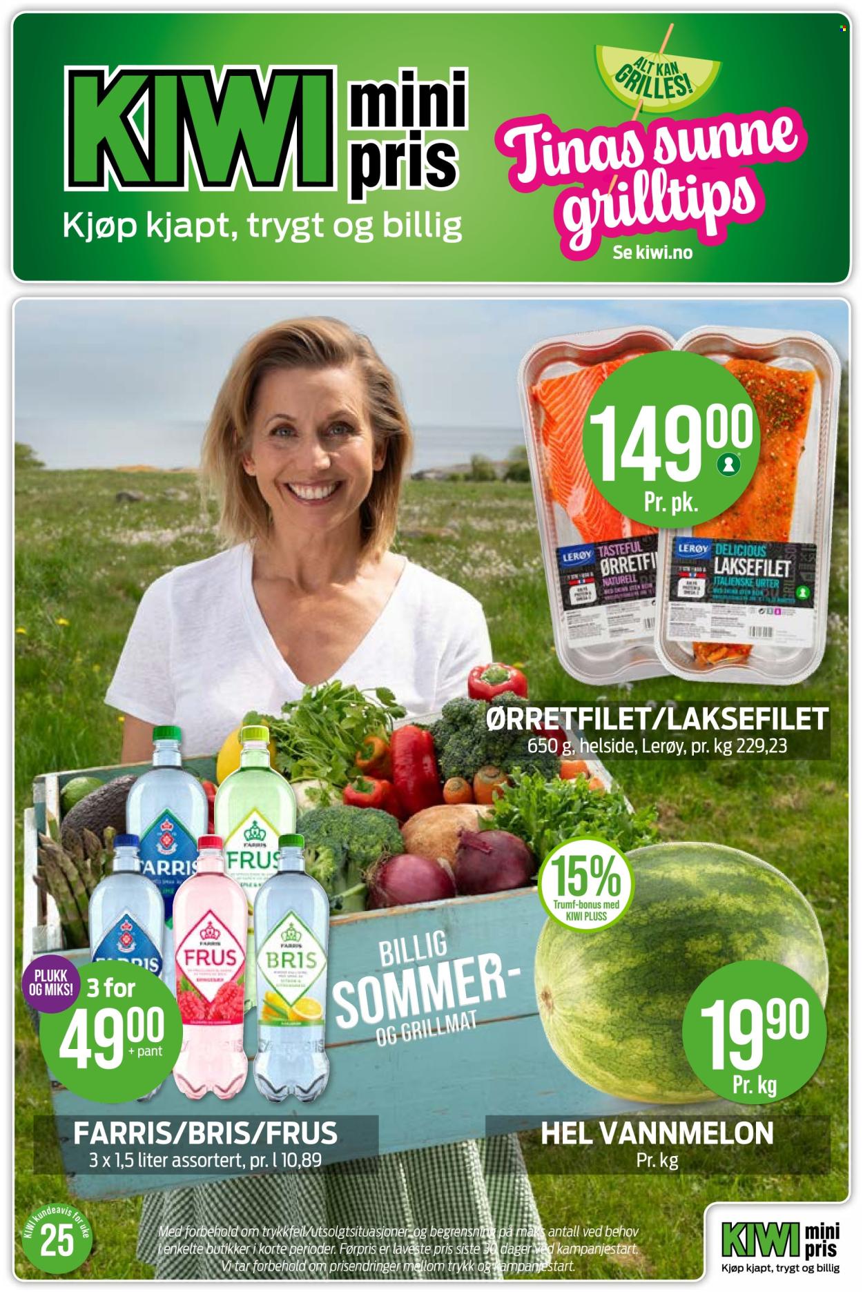 Kundeavis KIWI - 16.6.2025 - 22.6.2025. Side 1