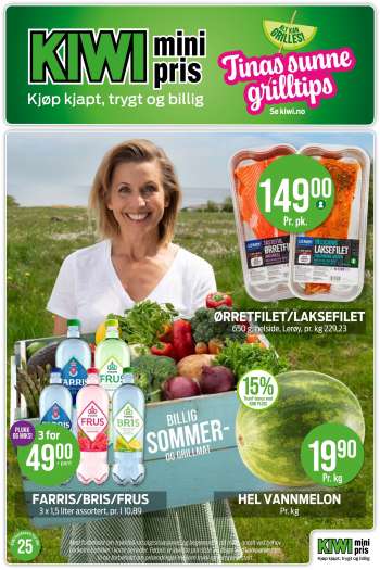 Kundeavis KIWI - 16.6.2025 - 22.6.2025.